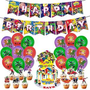 The Wiggles Theme Birthday Party Decorations