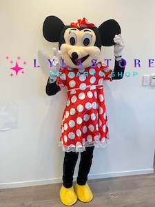 Disney Minnie Mouse Mascot Costume Hire in Auckland NZ