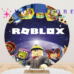 Roblox Backdrop Hire in Auckland - Premium 2m Round Design | Affordable Daily Rates