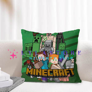 Minecraft Cushion Cover | Soft Polyester | 45cm x 45cm