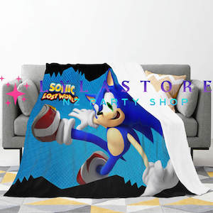 Sonic Flannel Blanket - Perfect for Snuggling