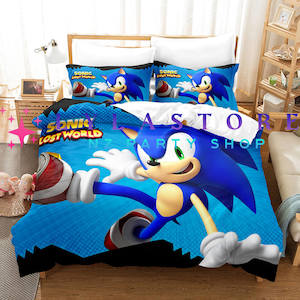 Sonic Party Supplies Decor: Sonic Duvet Cover Set - Perfect for Kids Bedroom