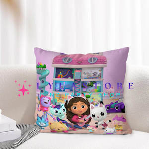 Gabby Dollhouse Cushion Cover | Soft Polyester | 45cm x 45cm