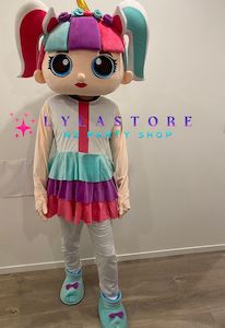 LOL Surprise Girl Mascot Costume Hire in Auckland NZ