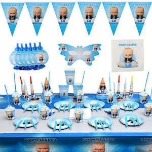 115Pcs Boss Baby Birthday Party Decorations