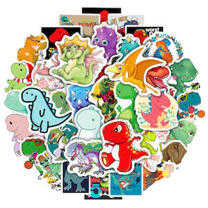 100Pcs Dinosaur Sticker Set