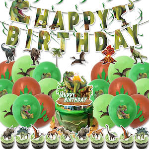 Dinosaur Birthday Party Balloon Decoration Set