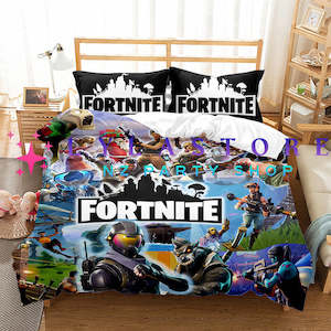 Kids Themed Duvet Cover Collection: Fortnite Duvet Cover Set - Perfect for Kids Bedroom