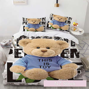Kids Themed Duvet Cover Collection: Bear Duvet Set