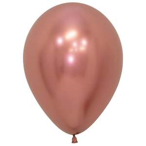 Chrome Reflex: Balloon Single Chrome/Reflex Rose Gold