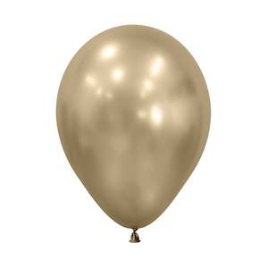 Standard Colours: Balloon Single Silk Gold Dust