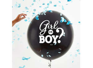 Large: He or She Reveal Balloon - Boy