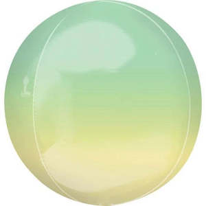 Orbz: Balloon Orbz 16" Ombre Yellow & Green