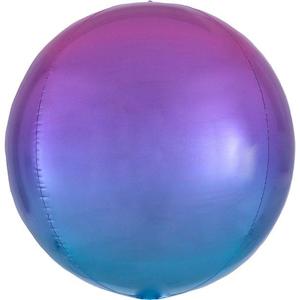 Balloon Orbz 16" Ombre Purple Blue