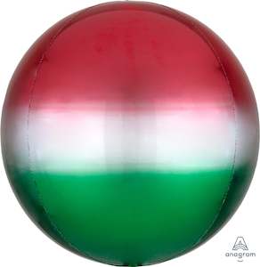 Balloon Orbz 16" Red + Green