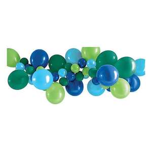 Garlands: Balloon Garland pack - Blue & Green