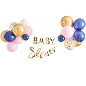 Baby Shower Balloon Bunting Kit