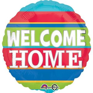Other Messages: Foil Balloon 18" Welcome Home
