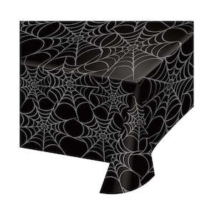 Halloween - Foil Spider Web Table Cover