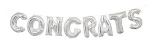 Foil Letter Banners Air Fill Only: Foil Balloon Banner "CONGRATS" *air fill only