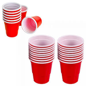 Mini Red Cup Shot Glasses 20pk