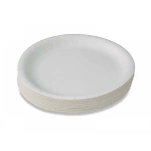 Disposable Plates: Paper Plate 23cm Round 50pk