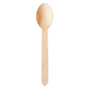Cutlery: Wooden Biodegradable Spoons 20pk