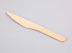 Cutlery: Wooden Biodegradable Knives 20pk