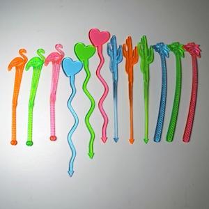Cocktail Accessories: Hawaiian Luau Swizzle Sticks 10pk