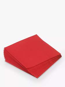 Dinner Napkins - Red 50pk