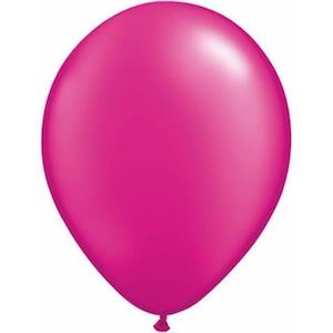 Quality Balloons 25pk, Metallic Magenta Pink