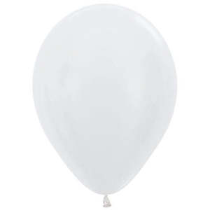 100 Packs 1: Quality Balloons 100pk, Pearl White