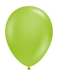 100 Packs 1: Quality Balloons 100pk, Fashion Lime Green
