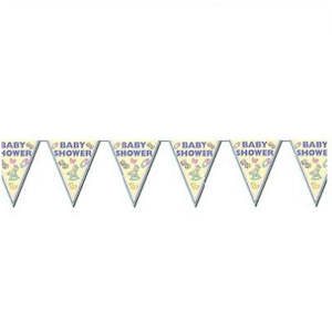 Banners: Baby Shower Bunting Pennant Cuddle Time
