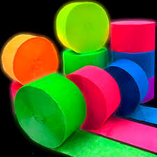 Neon Streamers 6pk