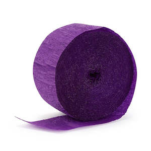 Streamers: Crepe Streamers 24m Purple 2pk