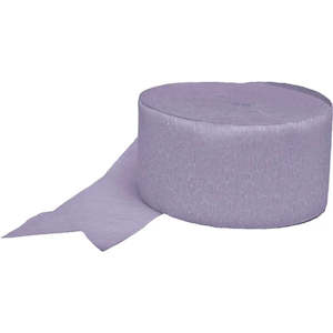 Streamers: Crepe Streamers 24m Lavender 2pk