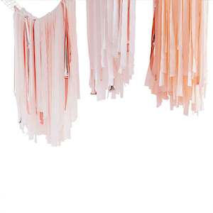 Rose Gold Ceiling Streamer Decoration