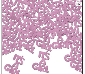 'It's a girl' Scatter Confetti