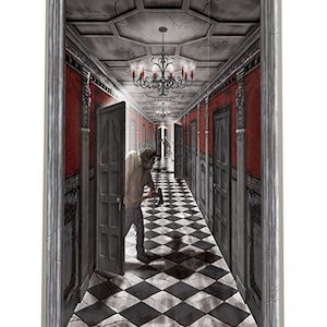 Halloween - Gothic Mansion Hallway