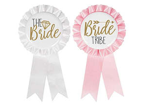 Bride to Be Award Ribbons - 8pk
