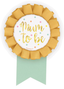 Mum to Be - Yellow Badge
