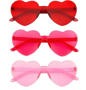 Masks: Heart Shaped Glasses - 3pk
