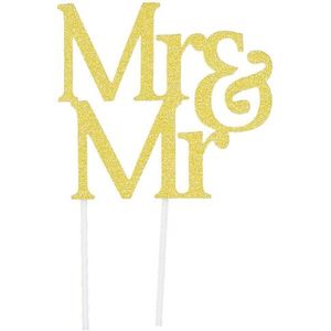 Cake Toppers: Mr & Mr Wedding Cake Topper