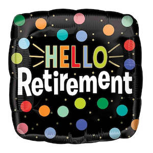 Retirement: Foil Balloon 18" Hello Retirement