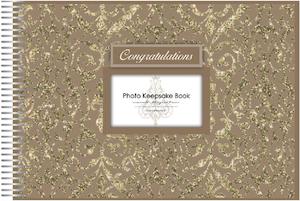 Keepsake Book Congratulations Gold