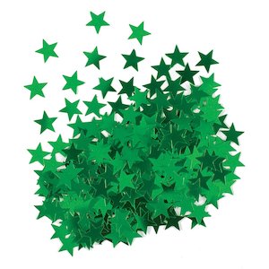 Scatter Confetti Star Small Green
