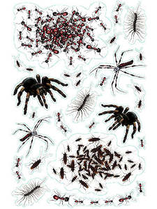 Halloween: Halloween Swarm of Bugs Print Clings