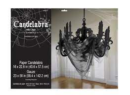 Halloween: Halloween Candelabra With Gauze