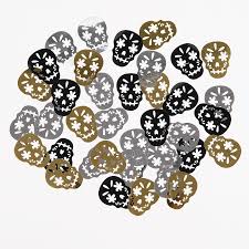 Mexican Confetti Faces - Day Of The Dead
